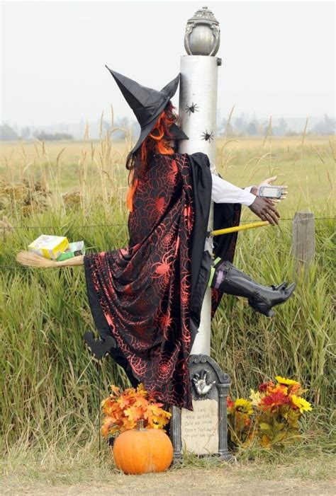 The Fascinating Folklore of Witch Scarecrow on a Broomstick